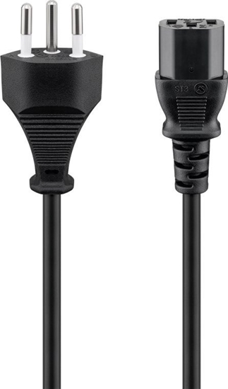 Picture of Goobay Kabel do urzdze chodniczych Szwajcaria, 1,8 m, czarny