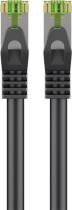 Attēls no Goobay Kabel krosowy CAT 8.1, S/FTP (PiMF), czarny - Dugo kabla 5 m