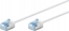 Изображение Goobay Ultra-elastyczny CAT 6A kabel krosowy, slim, U/FTP, biay - Dugo kabla 0.15 m