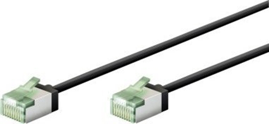 Picture of Goobay Ultra-elastyczny CAT 8.1 kabel krosowy, slim, U/FTP, czarny - Dugo kabla 2 m