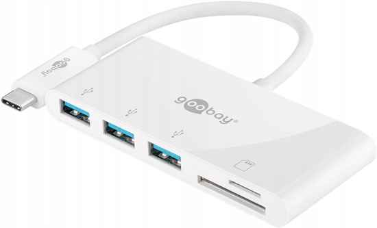 Picture of Goobay USB-C Multiport Adapter to 3x USB-A, Cardreader | 40759