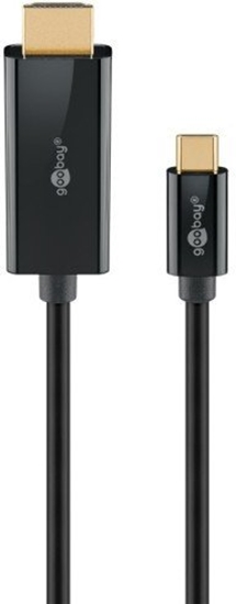 Picture of Goobay USB-C to HDMI Cable 4K at 60 Hz, 1 m | 75696