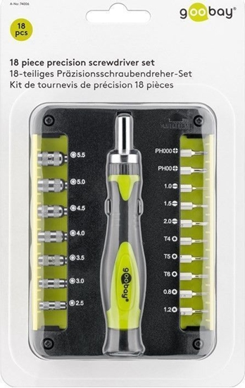Picture of Goobay Zestaw wkrtaków precyzyjnych 18 sztuk (74006)