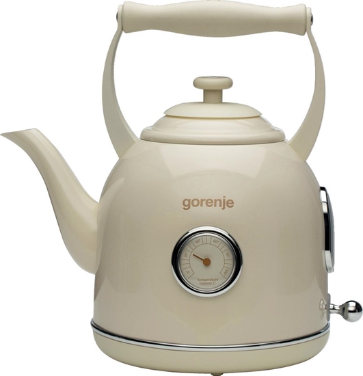 Picture of Gorenje | Kettle | K17CLIN | Electric | 2000 W | 1.7 L | Plastic/Metal | 360° rotational base | Beige
