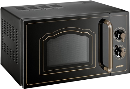 Attēls no GORENJE Microwave oven with grill MO4250CLB Free standing 20 L 700 W Grill Black