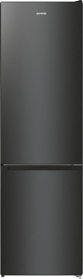 Изображение Gorenje | Refrigerator | NRK6202EBXL4 | Energy efficiency class E | Free standing | Combi | Height 200 cm | No Frost system | Fridge net capacity 235 L | Freezer net capacity 96 L | Display | 38 dB | Black