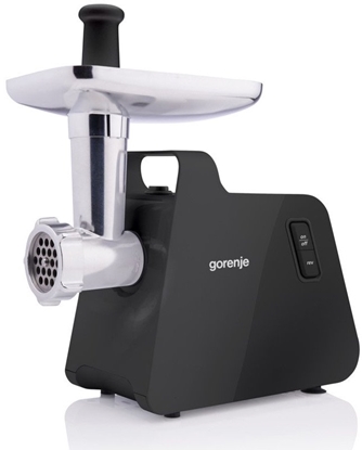 Attēls no Gorenje Meat grinder | MG2001SB | Black/Stainless Steel | 2000 W | Number of speeds 1 | Throughput (kg/min) 2.6