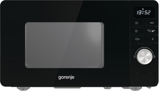 Изображение Gorenje Microwave Oven | MO20A3B | Free standing | 20 L | 800 W | Black