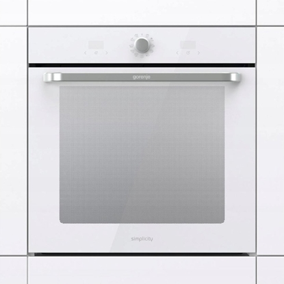 Изображение Gorenje Oven | BOS6737SYW | 77 L | Electric | AquaClean | Mechanical control | Steam function | Height 59.5 cm | Width 59.5 cm | White