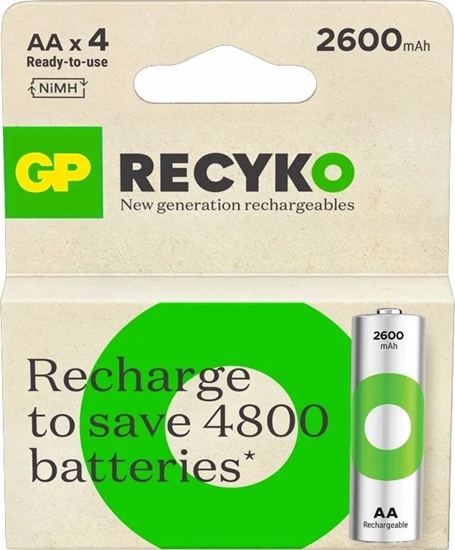 Изображение GP Akumulator GP Recyko 2600mah(AA) bl/4