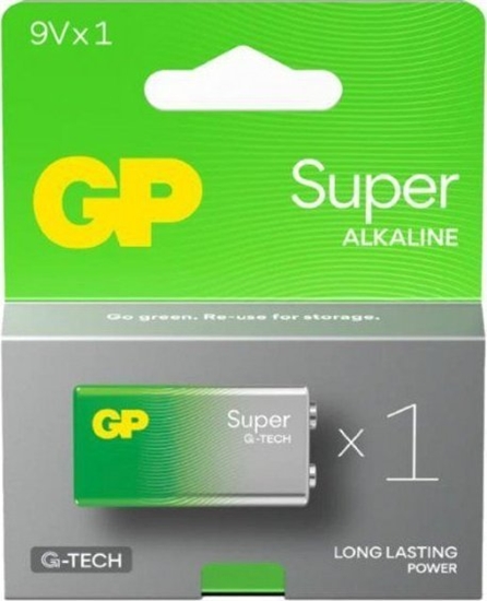 Picture of GP BATERIA SUPER ALKALINE 9.0V (1 SZT)