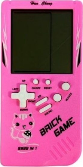 Изображение Gra elektroniczna Tetris Brick Game Róowa