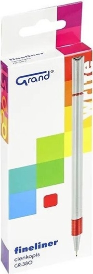 Picture of Grand Cienkopis GR-380 czerwony (12szt) GRAND