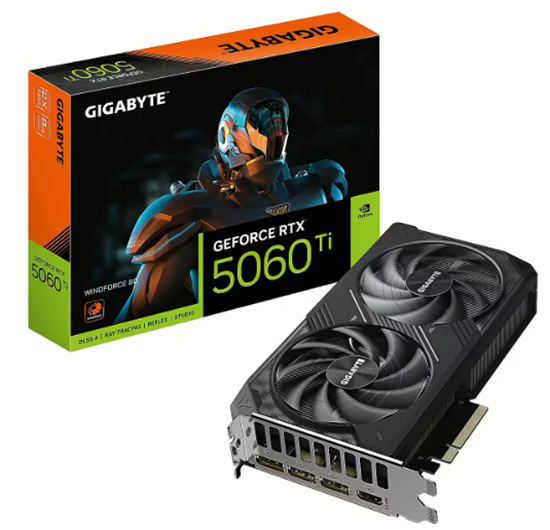 Picture of GIGABYTE GeForce RTX 5060 Ti WINDFORCE