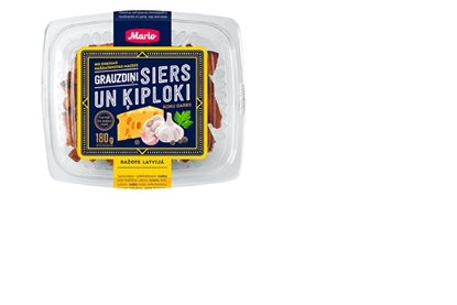 Picture of Grauzdiņi MARIO, ar siera un ķiploku garšu,   180g