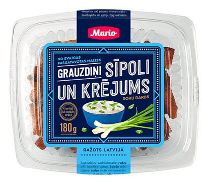 Picture of Grauzdiņi MARIO, ar sīpolu un krējuma garšu, 180g