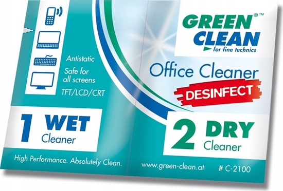 Picture of Green Clean ciereczki Office Cleaner Desinfect 10 kpl.