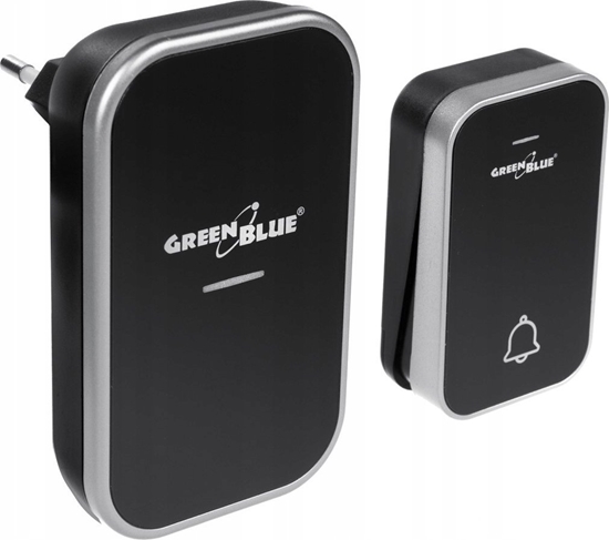 Picture of GreenBlue Dzwonek bezprzewodowy czarny (GB157)