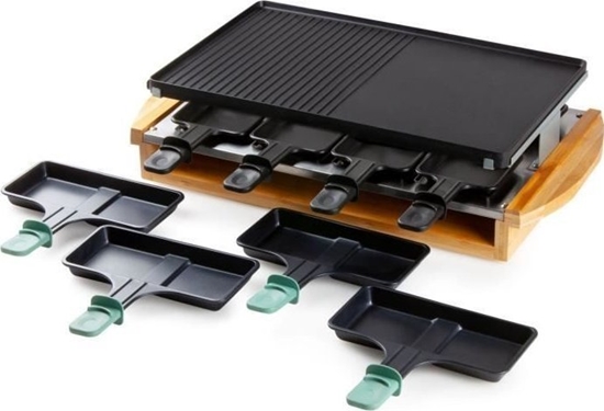Picture of Grill elektryczny Domo Domo Raclette D09246G Bamboo black - 1200W