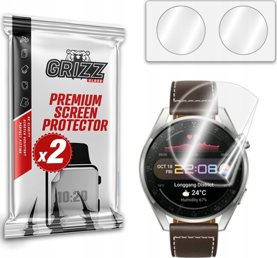 Изображение GrizzGlass Folia ceramiczna Grizz CeramicFilm Huawei Watch 3 Pro