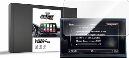Attēls no GrizzGlass Folia ceramiczna GrizzGlass CarDisplay Protection do Audi A7 C7 MMI 8" 2012-2018