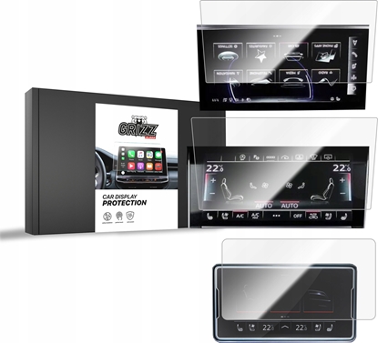 Attēls no GrizzGlass Folia ceramiczna GrizzGlass CarDisplay Protection do Audi A8 D5 2017-2024 [3w1]