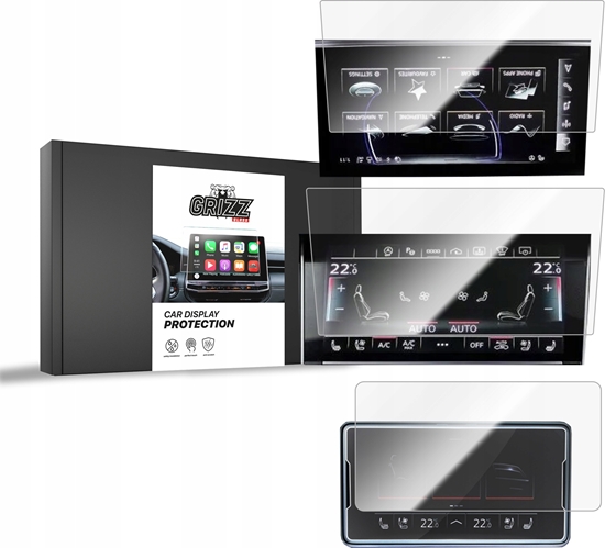Picture of GrizzGlass Folia ceramiczna GrizzGlass CarDisplay Protection do Audi A8 D5 2017-2024 [3w1]