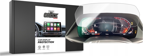 Изображение GrizzGlass Folia ceramiczna GrizzGlass CarDisplay Protection do BMW 5 G30 Live Cockpit 12,3" 2016-2023