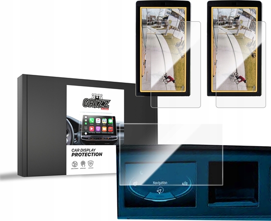 Picture of GrizzGlass Folia ceramiczna GrizzGlass CarDisplay Protection do MAN TGM 7" [3w1]