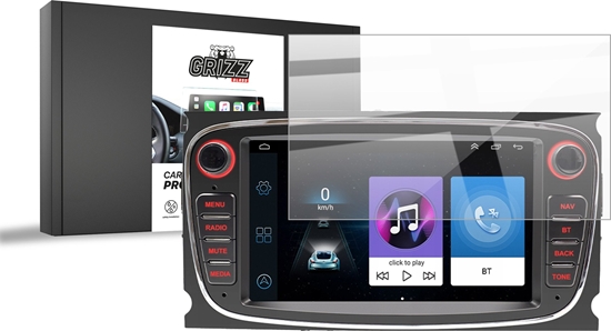 Picture of GrizzGlass Folia ceramiczna GrizzGlass CarDisplay Protection do radia samochodowego Android 2DIN 7" Ford