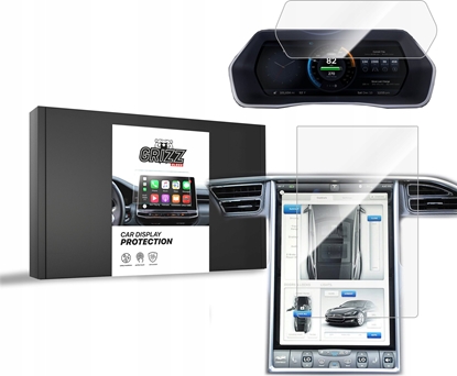 Attēls no GrizzGlass Folia ceramiczna GrizzGlass CarDisplay Protection do Tesla Model S 2013-2021 [2w1]