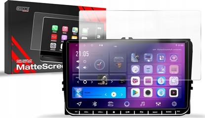 Attēls no GrizzGlass Folia matowa GrizzGlass CarDisplay Protection do radia samochodowego Android 2DIN 9" Volkswagen Skoda Seat