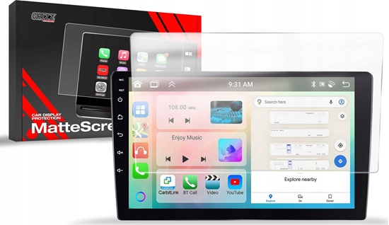 Picture of GrizzGlass Folia matowa GrizzGlass CarDisplay Protection do radia samochodowego Android Allnoel A3453 9"