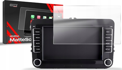 Attēls no GrizzGlass Folia matowa GrizzGlass CarDisplay Protection do radia samochodowego Android GoMedia 7021 2DIN 7" Volkswagen Skoda Seat