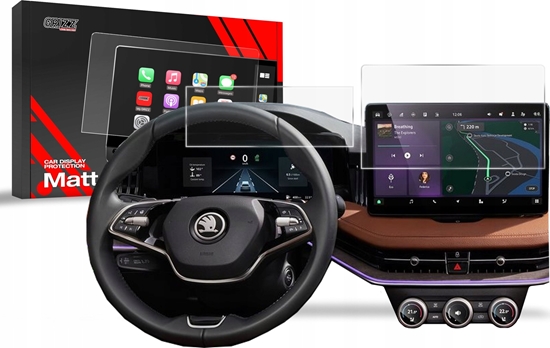 Picture of GrizzGlass Folia matowa GrizzGlass CarDisplay Protection do Skoda Superb 4 10" 2024 [2w1]