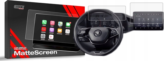 Изображение GrizzGlass Folia matowa GrizzGlass CarDisplay Protection do Skoda Superb 4 13" 2024 [2w1]