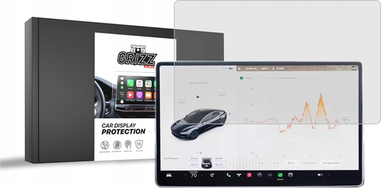 Picture of GrizzGlass Folia matowa GrizzGlass CarDisplay Protection do Tesla Model 3 Highland 2023