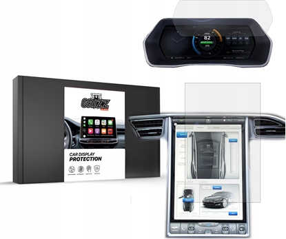 Picture of GrizzGlass Folia matowa GrizzGlass CarDisplay Protection do Tesla Model S 2013-2021 [2w1]