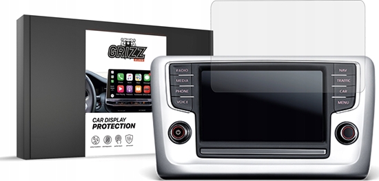 Picture of GrizzGlass Folia matowa GrizzGlass CarDisplay Protection do Volkswagen Golf 6 Discover Media 2 gen.