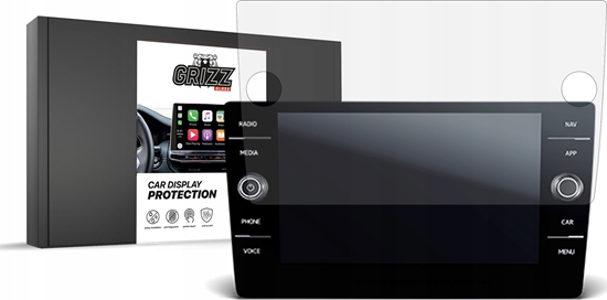 Picture of GrizzGlass Folia matowa GrizzGlass CarDisplay Protection do Volkswagen Passat 2020 Discover Media