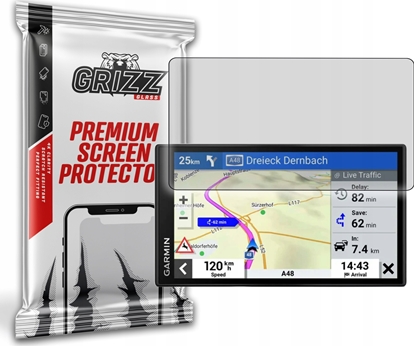 Изображение Etui do nawigacji GrizzGlass Folia matowa PaperScreen do Garmin DriveSmart 76