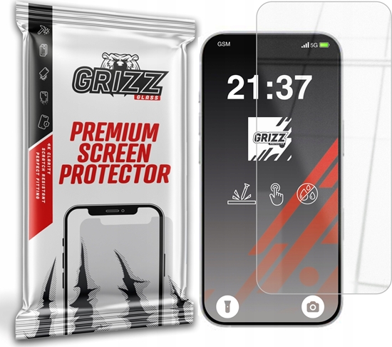 Picture of GrizzGlass Szko hybrydowe GrizzGlass HybridGlass do Apple iPhone 16 Pro