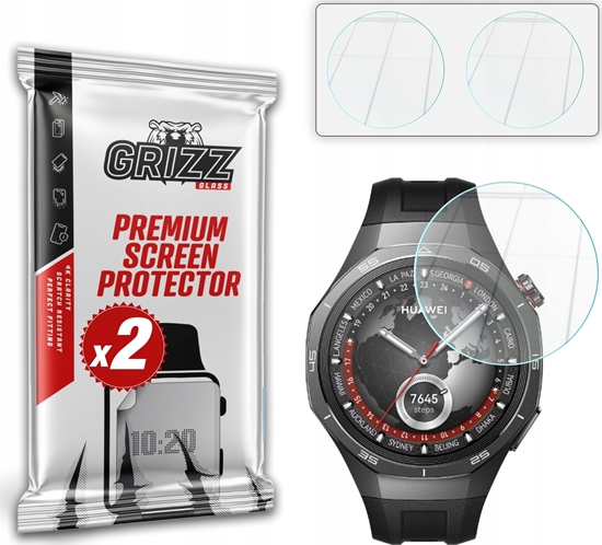Picture of GrizzGlass Szko hybrydowe GrizzGlass HybridGlass do Huawei Watch GT 5 Pro 42mm