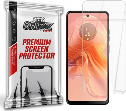 Attēls no GrizzGlass Szko hybrydowe GrizzGlass HybridGlass do Motorola Moto G04s
