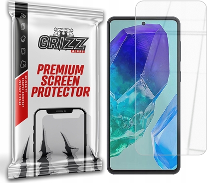 Attēls no GrizzGlass Szko hybrydowe GrizzGlass HybridGlass do Samsung Galaxy M55