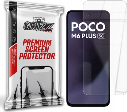 Attēls no GrizzGlass Szko hybrydowe GrizzGlass HybridGlass do Xiaomi POCO M6 Plus 5G
