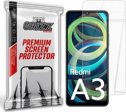 Attēls no GrizzGlass Szko hybrydowe GrizzGlass HybridGlass do Xiaomi Redmi A3