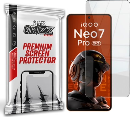 Attēls no GrizzGlass Szko hybrydowe GrizzGlass HybridGlass vivo iQOO Neo 7 Pro