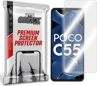 Attēls no GrizzGlass Szko hybrydowe GrizzGlass HybridGlass Xiaomi Poco C55