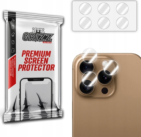 Picture of GrizzGlass Szko na aparat GrizzGlass HybridGlass Camera do Apple iPhone 16 Pro Max